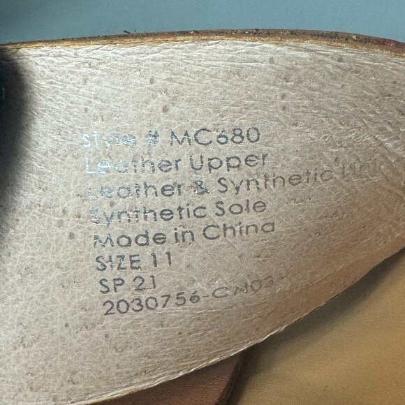 Madewell English Saddle Dayna Lugsole Slide in Brown, Size 11 - Picture 10 of 12